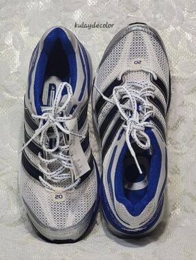 adidas Formotion Men's Athletic Running Shoes Response Cushion 20 - White & Blue